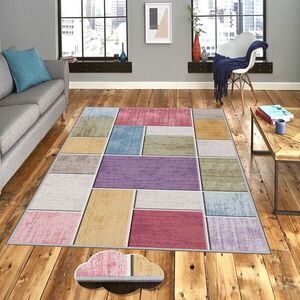 Imagine Covor, Eexfab540, 100x200 cm, Poliester, Multicolor