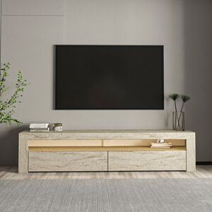 Imagine Comoda TV, Hanah Home, Batı, 150x46.8x36.8 cm, PAL, Travertin