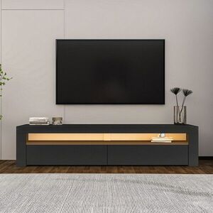 Imagine Comoda TV, Hanah Home, Batı, 150x46.8x36.8 cm, PAL, Antracit