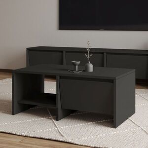 Imagine Masuta de cafea, Hanah Home, Laris, 90x35x45 cm, PAL, Antracit