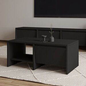 Imagine Masuta de cafea, Hanah Home, Laris, 90x35x45 cm, PAL, Negru