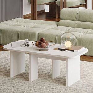 Imagine Set masute de cafea, Hanah Home, Iris, PAL, Alb