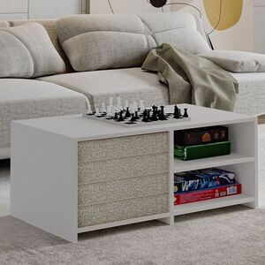 Imagine Set masute de cafea, Hanah Home, Gord, PAL, Alb