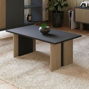 Imagine Masuta de cafea, Hanah Home, Ravello, 90x40x50 cm, PAL, Stejar cald / Antracit