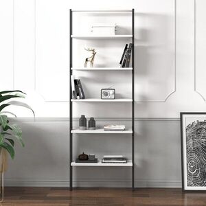 Imagine Corp biblioteca, Hanah Home, Hero, 61x180x25 cm, PAL, Antracit/Alb