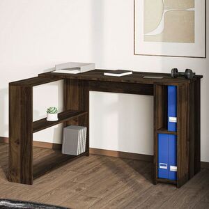 Imagine Birou, Hanah Home, Razy, 120x75x90 cm, PAL, Maro
