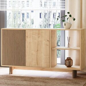 Imagine Consola, Hanah Home, Ravello, 140x80x35 cm, PAL, Stejar cald / Stejar safir