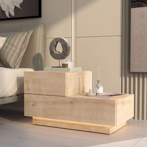 Imagine Noptiera, Hanah Home, Kayra, 70x35x38.3 cm, PAL, Maro