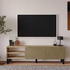 Imagine Comoda TV, Hanah Home, River, 150x48.2x31.4 cm, PAL, Stejar cald / Stejar safir