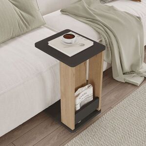 Imagine Masuta, Hanah Home, MIN1-SA, 32x42x55 cm, PAL, Stejar / Antracit