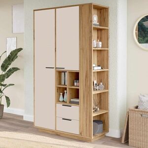Imagine Dulap multifunctional, Hanah Home, Frt1-Aka, 110x190x45 cm, PAL, Maro