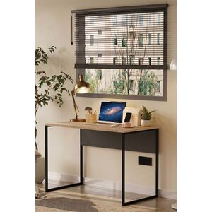 Imagine Birou, Hanah Home, Nor2-Sa, 100x75x55 cm, PAL, Stejar / Antracit