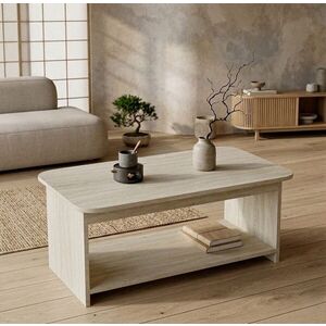 Imagine Masuta de cafea, Hanah Home, Chb1-T, 100x41.8x50 cm, PAL, Travertin