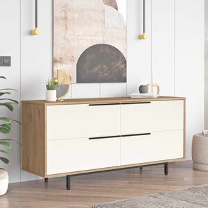 Imagine Consola, Hanah Home, Boh3-Sw, 160x74.3x44.5 cm, PAL, Natural/Alb