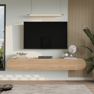 Imagine Comoda TV, Hanah Home, LUM1-S, 200x29.6x31.6 cm, PAL, Stejar