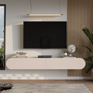 Imagine Comoda TV, Hanah Home, LUM1-CO, 200x29.6x31.6 cm, PAL, Nisip