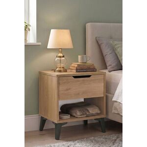 Imagine Noptiera, Hanah Home, Vel3-S, 44x52.2x34.4 cm, PAL, Stejar