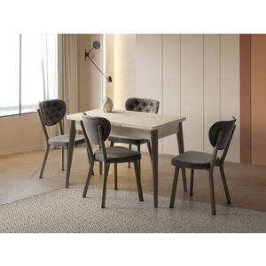 Imagine Masa extensibila, Hanah Home, Vista, PAL, Travertin / Mocha deschis