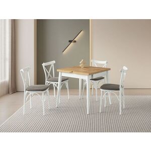 Imagine Masa extensibila, Hanah Home, Totem, PAL, Stejar / Alb
