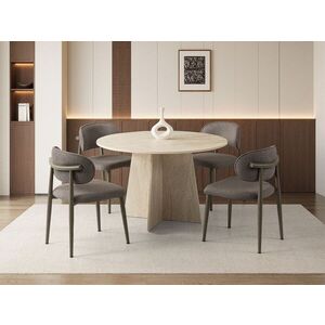 Imagine Masa, Hanah Home, Loop, 140x75x80 cm, PAL, Travertin