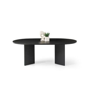 Imagine Masuta de cafea, Hanah Home, Oscar, 128x42x80 cm, PAL, Negru