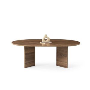 Imagine Masuta de cafea, Hanah Home, Oscar, 128x42x80 cm, PAL, Maro