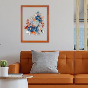 Imagine Tablou decorativ, CAM86564, Sticla, Lemn, Multicolor