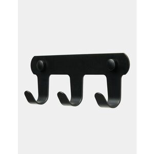 Imagine Cuier de perete, Hanah Home, Smart 3, 16.5x6x3 cm, Inox, Negru