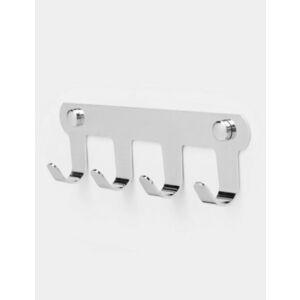 Imagine Cuier de perete, Hanah Home, Smart 4, 22.5x6x3 cm, Inox, Crom