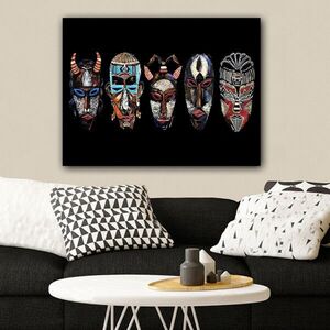Imagine Tablou decorativ, 11786724343_70100, Canvas, Rama din lemn (grosime 3 cm), Multicolor