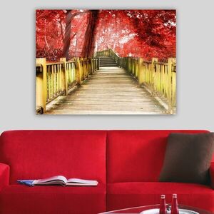 Imagine Tablou decorativ, 118266394_70100, Canvas, Rama din lemn (grosime 3 cm), Multicolor