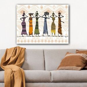 Imagine Tablou decorativ, 141785506_70100, Canvas, Rama din lemn (grosime 3 cm), Multicolor