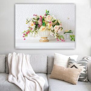 Imagine Tablou decorativ, 264737984_70100, Canvas, Rama din lemn (grosime 3 cm), Multicolor