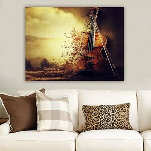 Imagine Tablou decorativ, 273407909_70100, Canvas, Rama din lemn (grosime 3 cm), Multicolor