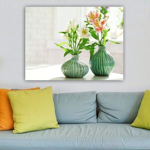 Imagine Tablou decorativ, 346491563_70100, Canvas, Rama din lemn (grosime 3 cm), Multicolor