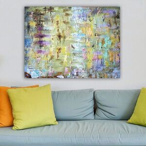 Imagine Tablou decorativ, 468168623_70100, Canvas, Rama din lemn (grosime 3 cm), Multicolor