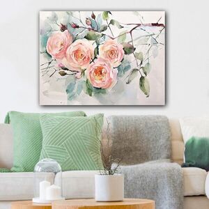 Imagine Tablou decorativ, 700841839_70100, Canvas, Rama din lemn (grosime 3 cm), Multicolor