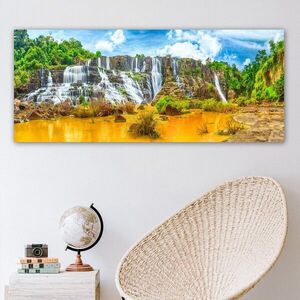 Imagine Tablou decorativ, YTY117998_50120, Canvas, Rama din lemn (grosime 3 cm), Multicolor