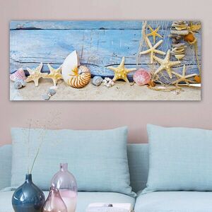 Imagine Tablou decorativ, YTY1495508165_50120, Canvas, Rama din lemn (grosime 3 cm), Multicolor