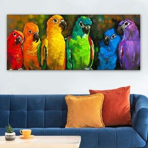 Imagine Tablou decorativ, YTY249998776_50120, Canvas, Rama din lemn (grosime 3 cm), Multicolor