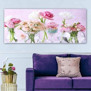 Imagine Tablou decorativ, YTY264467765_50120, Canvas, Rama din lemn (grosime 3 cm), Multicolor