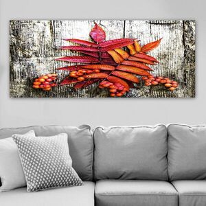 Imagine Tablou decorativ, YTY297088130_50120, Canvas, Rama din lemn (grosime 3 cm), Multicolor