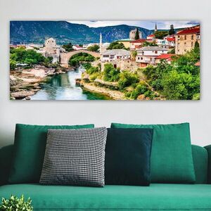Imagine Tablou decorativ, YTY480282238_50120, Canvas, Rama din lemn (grosime 3 cm), Multicolor