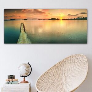 Imagine Tablou decorativ, YTY609575_50120, Canvas, Rama din lemn (grosime 3 cm), Multicolor