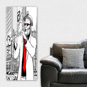 Imagine Tablou decorativ, DKY1069755442_50120, Canvas, Rama din lemn (grosime 3 cm), Multicolor