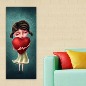 Imagine Tablou decorativ, DKY1385455268_50120, Canvas, Rama din lemn (grosime 3 cm), Multicolor