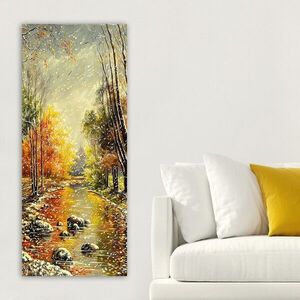Imagine Tablou decorativ, DKY17038537_50120, Canvas, Rama din lemn (grosime 3 cm), Multicolor