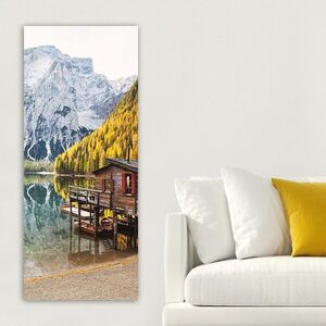 Imagine Tablou decorativ, DKY311053635920_50120, Canvas, Rama din lemn (grosime 3 cm), Multicolor