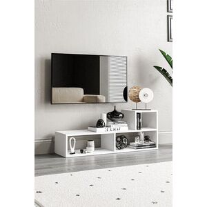 Imagine Comoda TV, Hanah Home, Bucak, 110x.43x30 cm, PAL, Alb