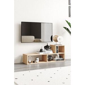 Imagine Comoda TV, Hanah Home, Bucak, 110x.43x30 cm, PAL, Stejar Sonomo